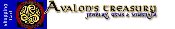Title while Ordering: Avalon's Treasury - Jewelry, Gems & Minerals