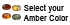 AvalonsTreasury.com: Select your Amber Color (Page: Slender Rectangles) [70 x 25 px]