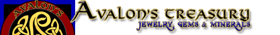 Glastonbury Tor: Avalon's Treasury - Jewelry, Gems & Minerals [559 x 70 px]