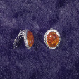 Amber and Silver 2011: Rustic Amber Cabochon - www.avalonstreasury.com [112 x 112 px]