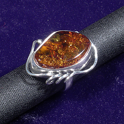 AvalonsTreasury.com: Amber Silver Spirals Ring (Page: Amber Silver Spirals Ring) [400 x 400 px]
