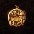 Celtic Birth Charms: 01 - Sidellu Gwynder (In Gold) - www.avalonstreasury.com