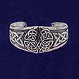 Celtic Jewelry: Bracelet with Magnificent Knot Pattern - www.avalonstreasury.com [112 x 112 px]