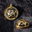 Astral Pentagram (In Gold) - www.avalonstreasury.com