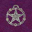Magic Pentagrams: Celtic Pentagram - www.avalonstreasury.com [112 x 112 px]