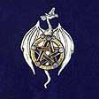 Draco Pentagram: Earth Dragon - www.avalonstreasury.com [112 x 112 px]