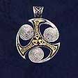 Celtic Jewelry: Triskelion - www.avalonstreasury.com [112 x 112 px]