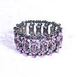 Magnetic Jewelry: Winter Hexagon in Purple - www.avalonstreasury.com [112 x 112 px]